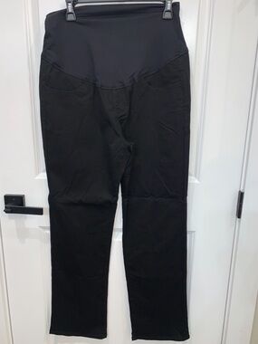 Black Maternity Stretch Waist Pants